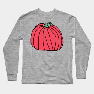 Big Red Pumpkin Long Sleeve T-Shirt